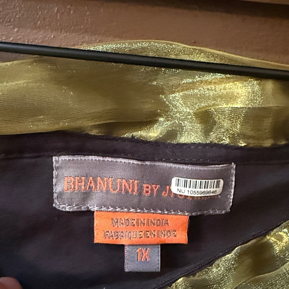 Bhanuni by Jyoti Liquid Metallic Bow Mini Dress - Picture 7 of 10